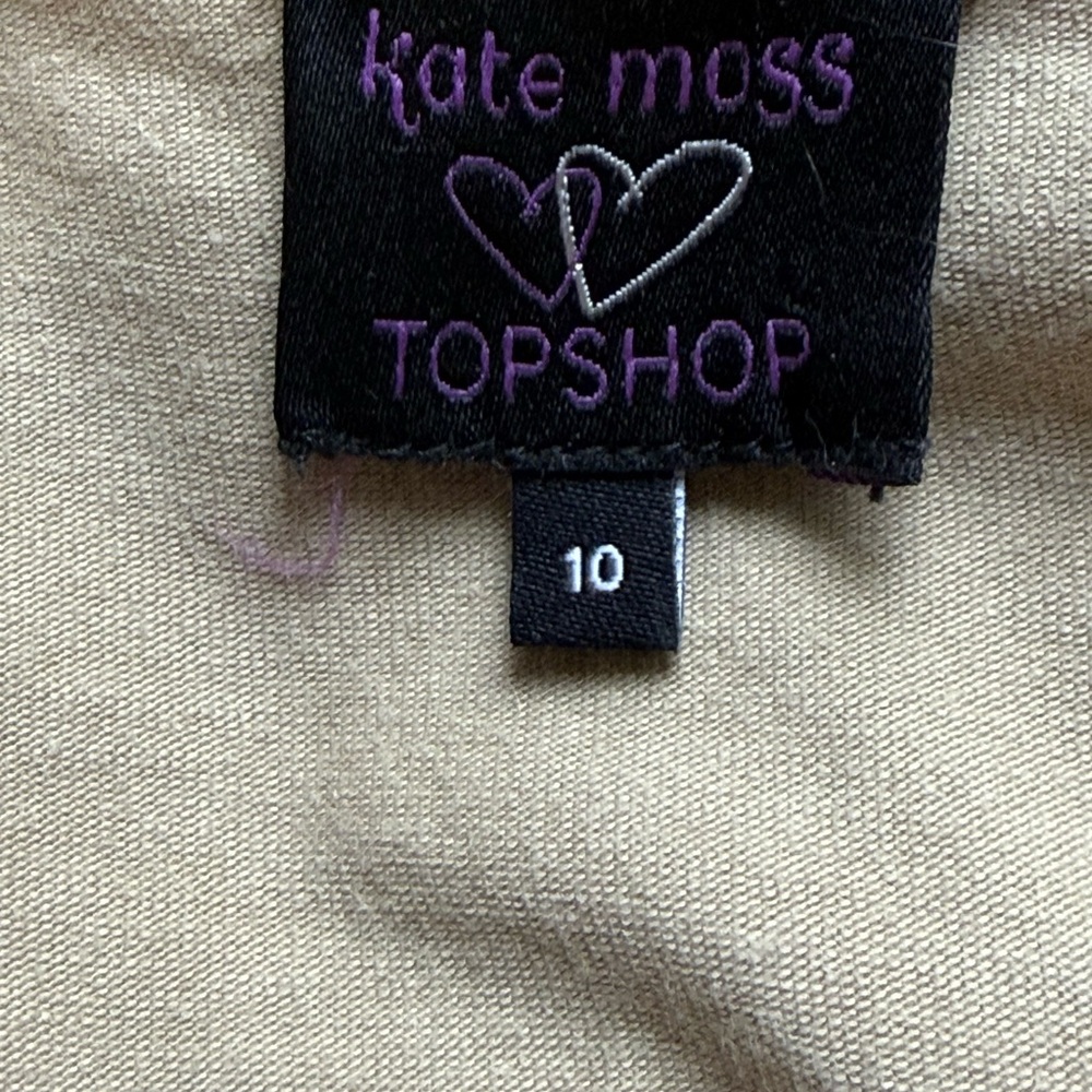 Top Shop Kate Moss Silver Sequin Coin Vest Open Front Festival Statement Top - Picture 9 of 11